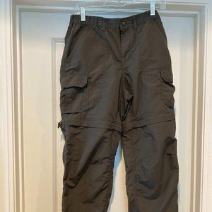 REI grey convertible pants size 8